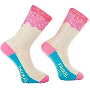 Primal Wear Ice Cream Cycling Bike Calcetines, Mujer, Size 9-13/Large/X-Large