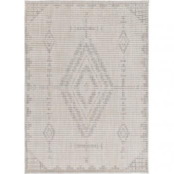 Alfombra Étnica de Interior MOMA Element 77x150, 134x200, 154x230 cm Beige con relieve