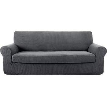 Deconovo Funda para Sofá Prodector del Mueble 3 Plazas 185 x 83 x 89 cm Gris