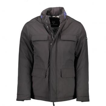 Black Polyester Jacket with Hood - IT52 | XL, Plein Sport, Winter Jackets, Male, Black