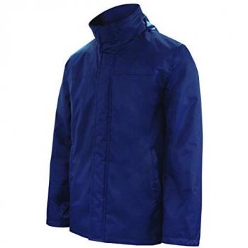 Parka Acolchada Impermeable Velilla Serie 206003 - Uniformes Hombre, tapeta central con velcro, color negro, talla XL