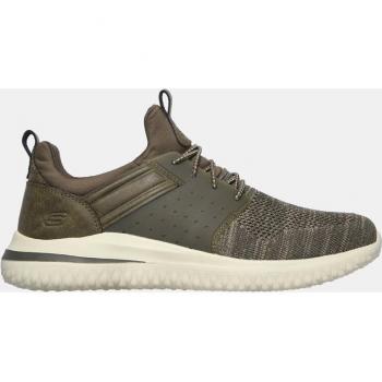 Skechers DELSON 3.0 - CICADA Zapatillas Deportivas Planas para Hombre en Color Verde