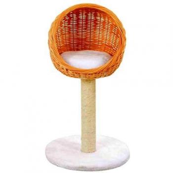 SengentoStyle Kattenkrabpaal met sisal krabpaal natuurlijk wilgenhout