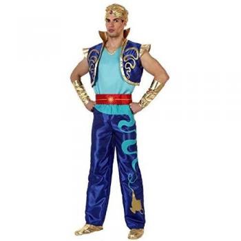 ATOSA disfraz genio hombre adulto azul brillante M