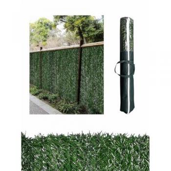 Seto Artificial Verde Premium 90% Ocultación UV Resistente Fácil Instalación para Jardín, Balcón y Terraza 2 x 3 Metros