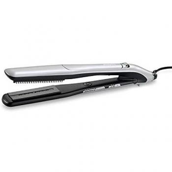 BaByliss Plancha Steam Lustre ST595E - Plancha de pelo profesional con Acondicionamiento por Vapor, Plancha de Vapor Iónica, 5 ajustes de 170°C a 210°C, Placas cerámicas anchas 36mm