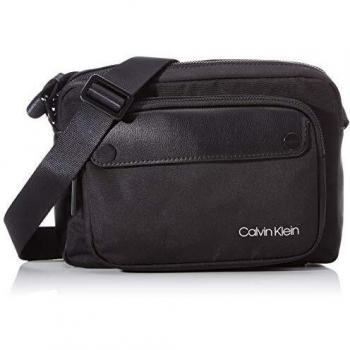 Calvin Klein - United Nylon Camera Bag, Shoppers y bolsos de hombro Hombre, Negro