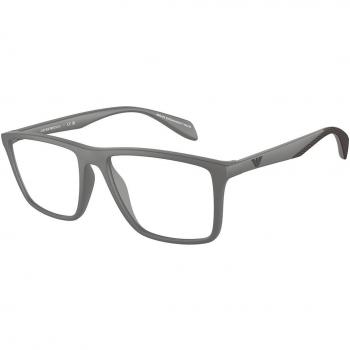 Emporio Armani EA3230 5126 Men's Eyeglasses Grey Size 55 - Frame Only with Blue Light Block Available