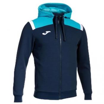 Chaqueta de fútbol Joma Toledo con capucha para hombre/niño color turquesa, sudadera con cremallera