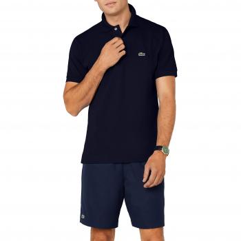 Lacoste Classic Pique Polo Shirt - Navy - L1212 - Colour: NAVY, Size: Si - NAVY - Male - Size: Size 9 / UK Size XXXXL - Men's Lacoste Mens S/S Polo Shirt (N