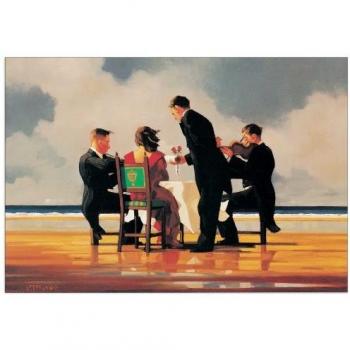 Artopweb Panel Decorativo con Diseño Vettriano Elegy For A Dead Admiral, Madera, Multicolor, 67x3x47 cm