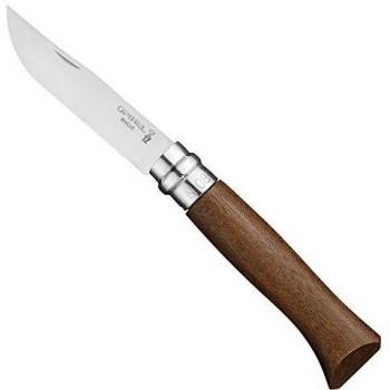 Opinel No.6 Walnut Folding Knife - 7cm Inox Blade, Engravable