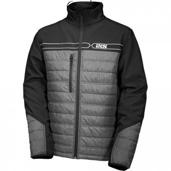 iXS Chaqueta Softshell de Moto Team Negro-Gris 3XL