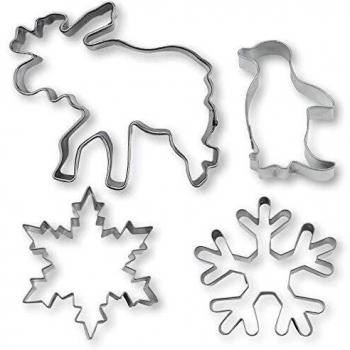 Städter 175198 - Juego de moldes para Galletas con Diversos diseños de Invierno