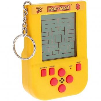 Llavero Arcade PAC-MAN Mini Juego con Pantalla LCD, Controles Direccionales y Sonidos Originales