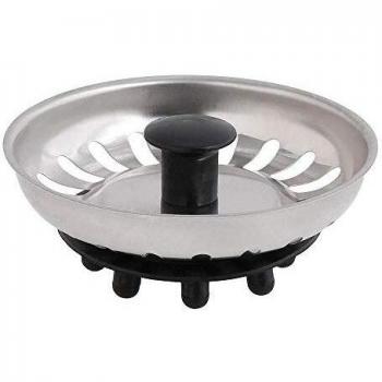 WOLFPACK 4110650 Tapon Valvula Cesta fregadero Inoxidable T-93-115 1 1/2, color plata