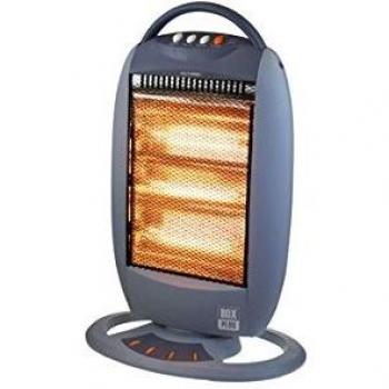 ESTUFA HALOGENA OSCILANTE GRIS CON ASA 400/800/1200W