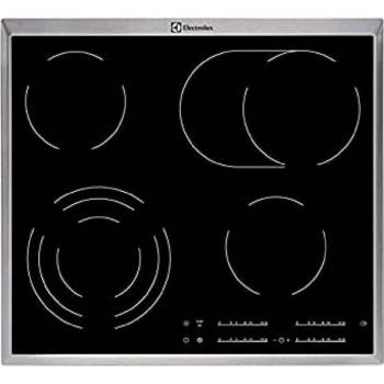 Electrolux EHF46547XK Placa de cocina cerámica empotrada negra de 4 zonas