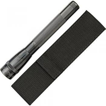 Maglite Minimag LED 2 AA - Linterna de acampada y senderismo, color gris