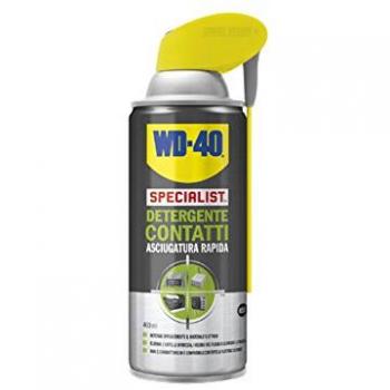 Detergente Contatti WD-40 Specialist 400ml - Asciugadura Rápida, No Conductivo, Elimina Aceite y Suciedad para Equipos Electrónicos