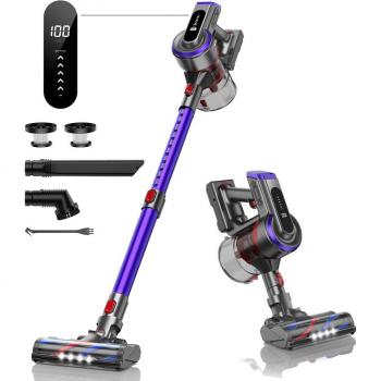 Aspiradora Inalámbrica de Mano Buture JR400 450W 38000Pa con Pantalla Táctil y Batería Extraíble