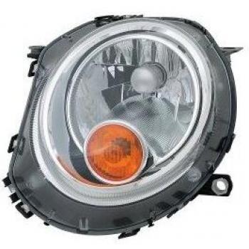 Faro Delantero H4 Amarillo Derecho VAN WEZEL 0506962M para MINI (3/5 puertas, Clubman, Cabriolet)