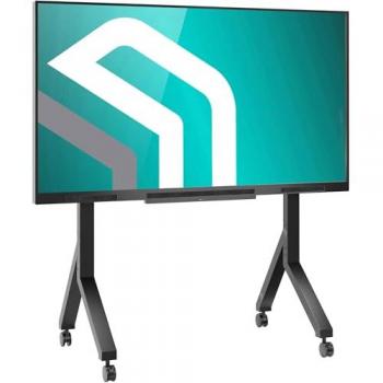 Soporte TV Ruedas Onkron 70-110 Pulgadas - Pie para Televisor y Pizarra Digital Negro, Peso 120.5 kg, Max VESA 1000x800 / TS2081-B