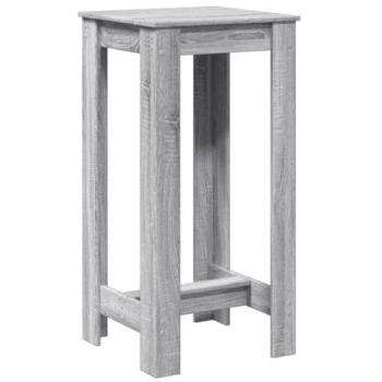 Mesa alta de bar Sonoma, madera ingeniería gris, dimensiones 51x50x103,5 cm
