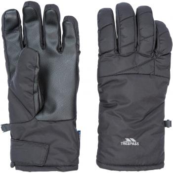 Trespass KULFON Guante de Invierno Tejido, Unisex Adulto, Negro, L
