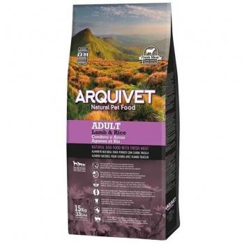 Arquivet Adult Lamb & Rice 12 Kg - Dry dog food, formulated for adult dogs, made with lamb and rice as primary ingredients, suitable for sensitive digestion, high-quality protein source, balanced nutrients for overall health
