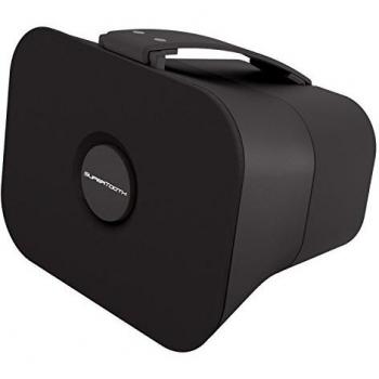 SuperTooth Disco 4 - Sistema de sonido Bluetooth, inalámbrico, portátil con tecnología NFC y Jack de 3.5mm, meteoro negro
