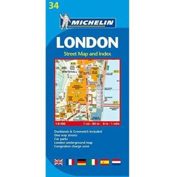 Plano London: Street Map and Index - Michelin