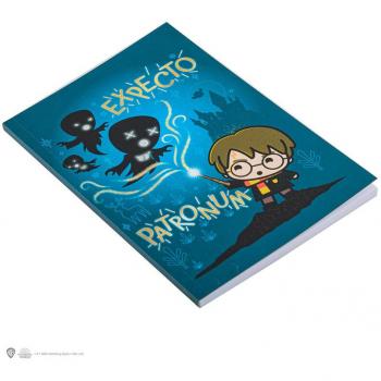 Cuaderno A5 Expecto Patronum con diseño Kawaii