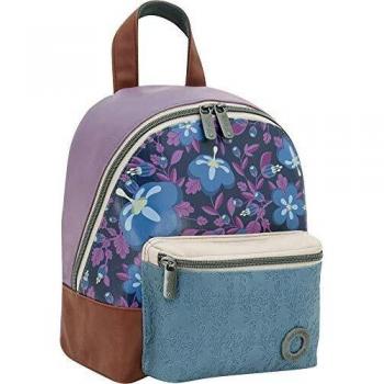 Mochila Juvenil con múltiples Bolsillos. Compartimento Principal es de Gran Abertura. Bolsillo con Cremallera en el Frontal y Otro en la Espalda. - by Lil´ ledy