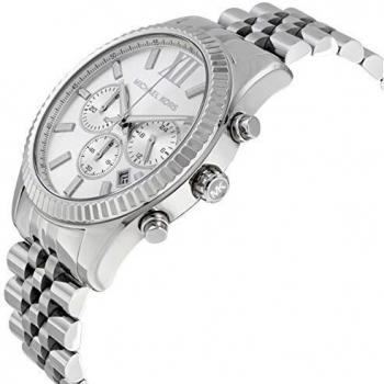 Michael Kors Men's Silver Stainless Steel Chronograph Watch MK8405