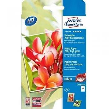 Avery Photo-Paper A6 Premium 250 g/m² - Papel fotográfico
