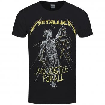 Metallica ...And Justice For All Tracklist T-Shirt for Men - Black - Sizes S to 5XL