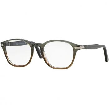 Persol - PO 3122V, Geométrico, acetato, hombre, DARK GREY SHADED BROWN