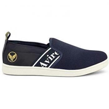 Avirex Men's Slip-On Blue Size: 9 UK