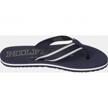 Chancla Tommy Hilfiger Beach Sandal en color marino