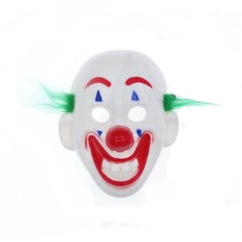 Máscara de Payaso con Pelo Verde