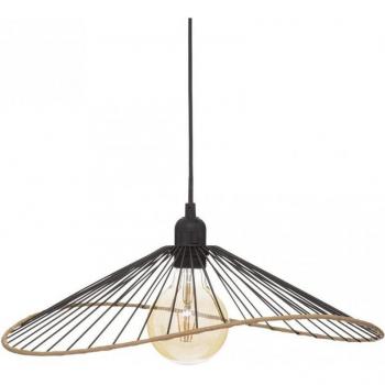 Lámpara Colgante de Metal Negra D45 Forma Voluptuosa Atmosphera