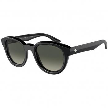 Giorgio Armani AR8181 Women's Black Stylish Sunglasses 49mm Panthos Acetate