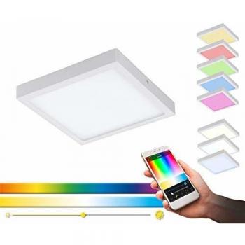 Plafón LED Smart Fueva-C 30 cm, RGB y Blanco Ajustable, Control por APP y Mando a Distancia