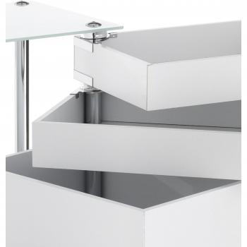 Neutral Tomasucci Big Bobo Cajonera con Ruedas, MDF, Blanco