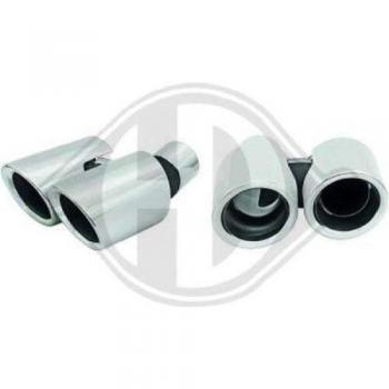 Tapa de Escape Diederichs 4205000 para Porsche Panamera (2010-2013) - Acero Inoxidable 270mm x 65mm