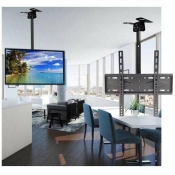 Soporte de Techo para TV con Brazo Regulable de 26 a 60 Pulgadas - Máx. 55 Kg