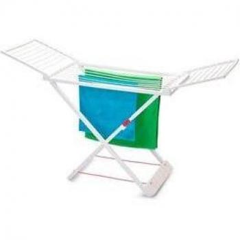 Tendedero Plegable de Resina con Alas 108 x 180 x 55 cm Blanco