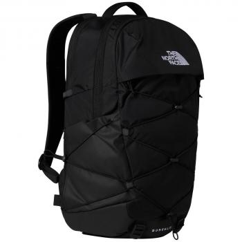 Mochila de montaña The North Face Borealis Daypack Negro, capacidad de 28 litros, sistema de suspensión FlexVent para comodidad, múltiples compartimentos organizativos, bolsillo frontal con cremallera, panel trasero acolchado y transpirable,