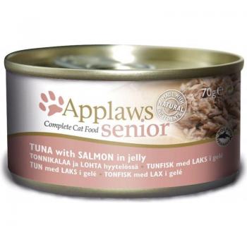 Applaws Lata Gatos Senior Atún y Salmón 24x70g